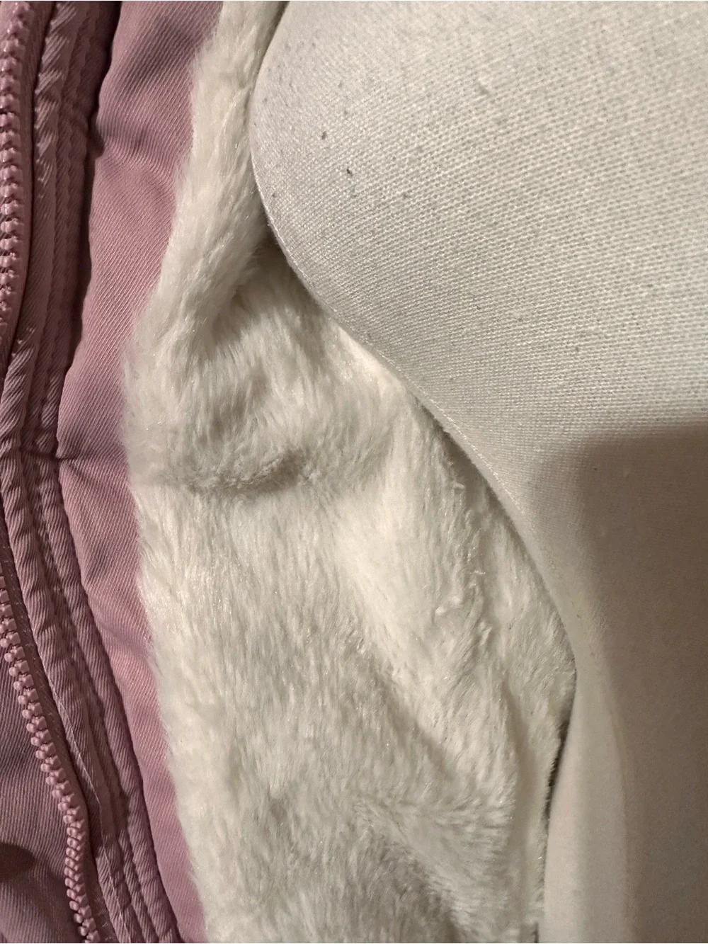 Kids  Pink Faux-Fur Hooded Winter Coat new